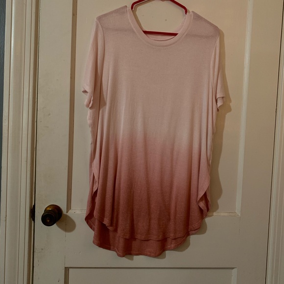 Long ombre pink Mudd top - Picture 2 of 6